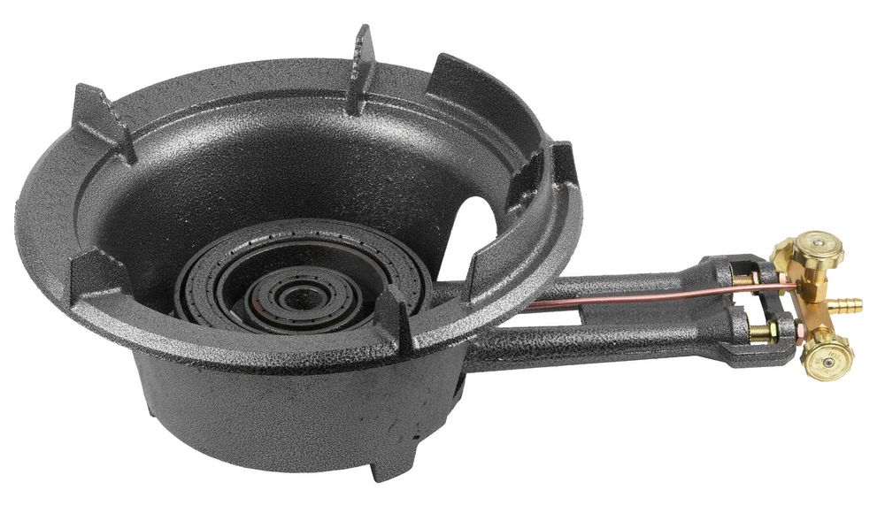 Газовая чугунная горелка WOK LONE STA 27 KB, 2 контура GH, ins600