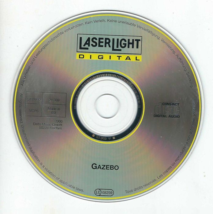 CD Gazebo - Gazebo (2000) (LaserLight Digital)