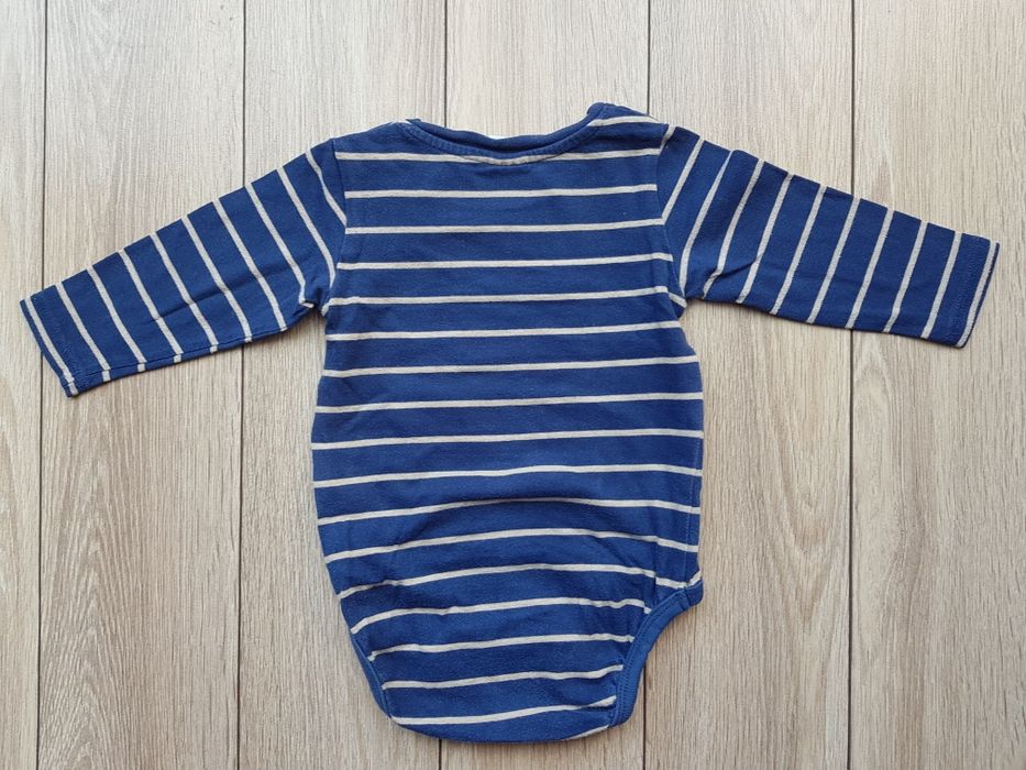 Body rozmiar 68 h&m samochód granatowy z samochodem bodziak