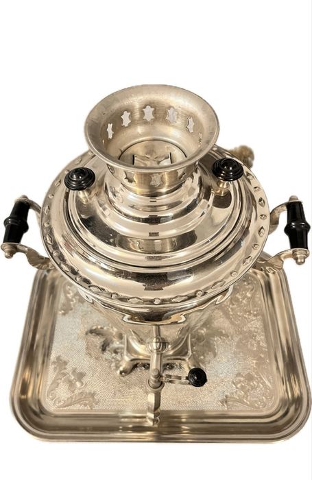 Samowar USSR z podstawką