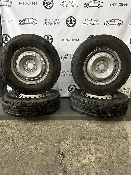 Колеса в зборі 205/80 R16C Continental,6х114.3 R16 Nissan Navara