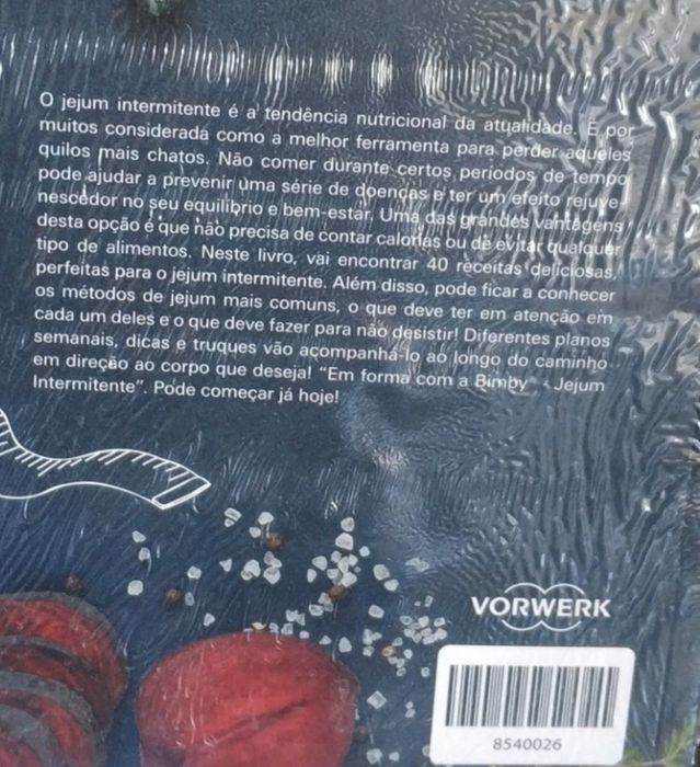 Livro Receitas Bimby Jejum Intermitentee.