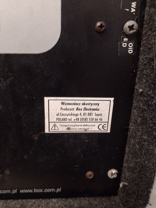 Wzmacniacz estradowy box electronics Spm 450