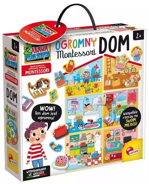 Montessori - Ogromny dom. Lisciani. Nowy Produkt