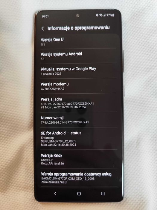 Samsung S10 LITE czarny . 8GB/128 GB 4 G