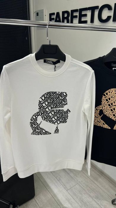 Nowa męska bluza karl lagerfeld biala s m l xl