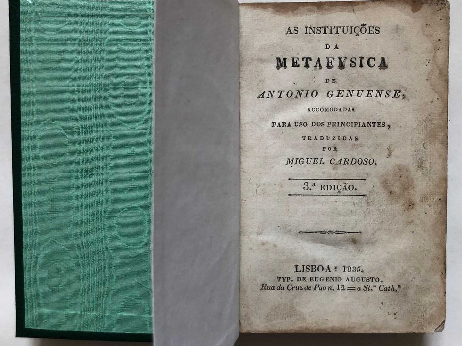 The Metaphysical Institutions of António Genuense64752394324993122