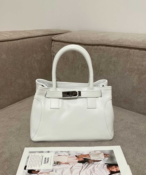 Італійська шкіряна сумка тоут нова колекція