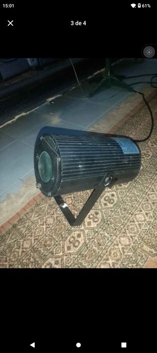 Luz para bola de cristal rotativa