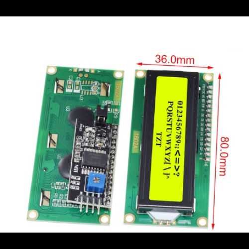 I2C LCD1602 verde64172191116034120