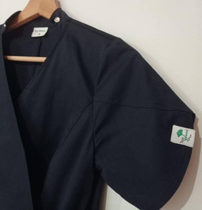 Komplet medyczny scrubs baskinka granat Spa Wear S