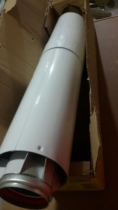 Каоксиальный удлинитель вытяжки котла Vaillant
