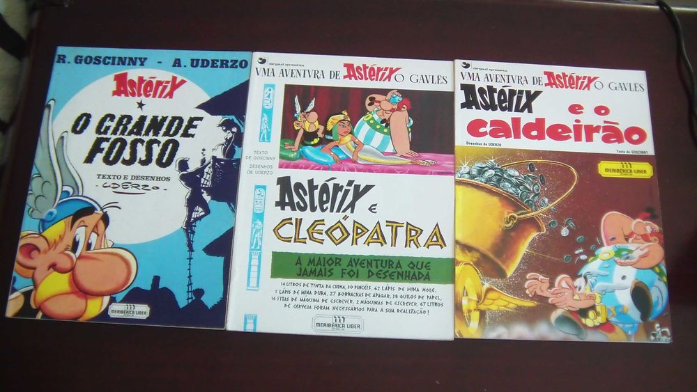 Uma Aventura de Astérix o Gavlês Banda desenhada Meribérica
