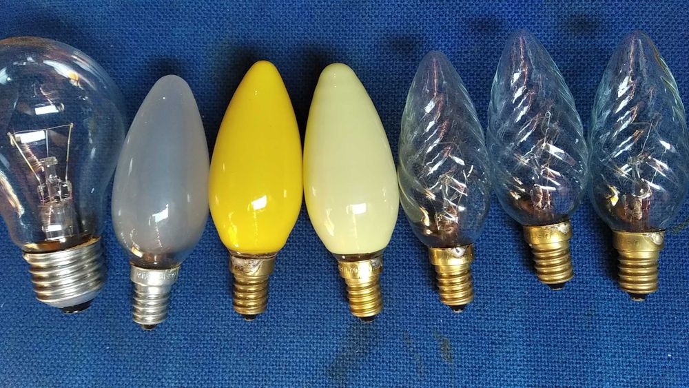 Colorful Lamp – Various Colors, Shapes, and Sizes: E14, E27, Also 12 V and 24 V64171725675905121