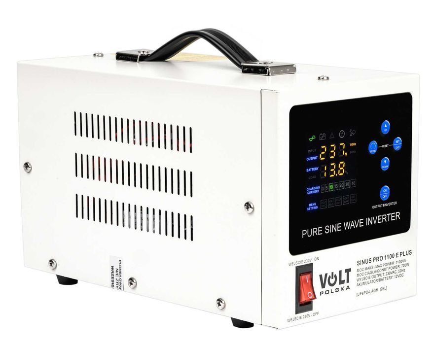 ДБЖ/UPS Volt Polska SINUS PRO 1100E PLUS 12V 700/1100W (3SPM11012M)