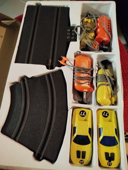 Slot race circuito de corrida alta velocidade 2 veículos