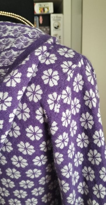 Zimowa ciepła sukienka tunika z angorą L XL 40