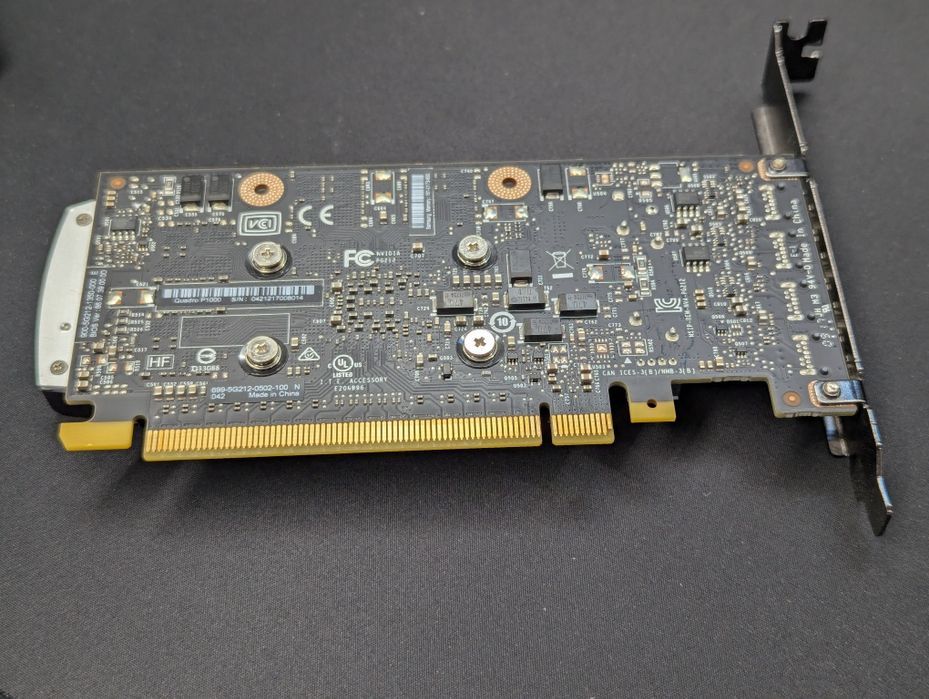 Placa gráfica NVIDIA - Quadro P1000 - 4 GB GDDR5 3.0 x16 - PNY VCQP1000-PB