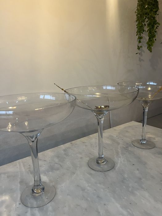 Taças em vidro para decoração, eventos ou festas