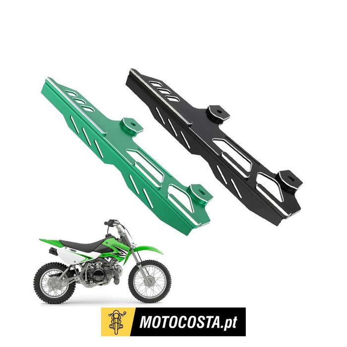 Proteção de corrente alumínio Kawasaki KLX110 KLX110L 2002 a 2023