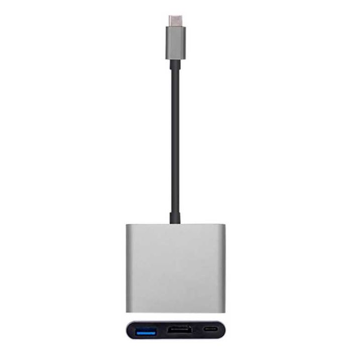 Вигідна ціна! Перехідник хаб USB Type-C на HDMI