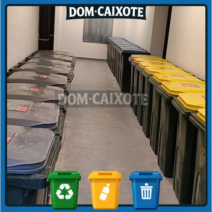 Cansado da desordem dos contentores? A Dom Caixote tem a solução!