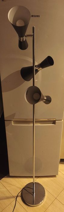 Lampa podłogowa stojąca ruchome reflektory żarówki LED gratis 3xe14