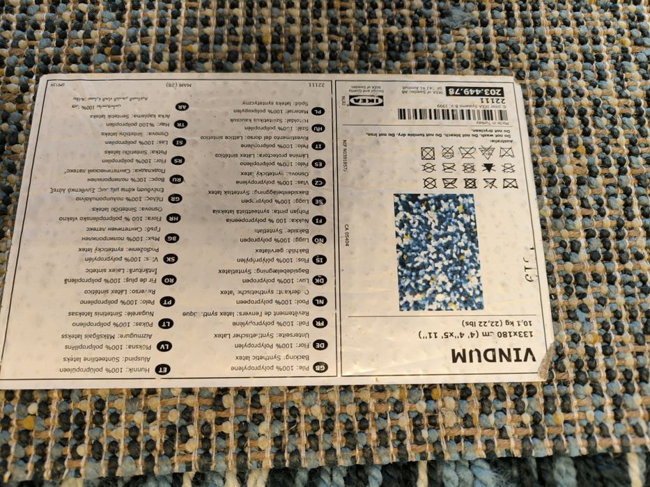 Tapete IKEA Vindum 133x180cm