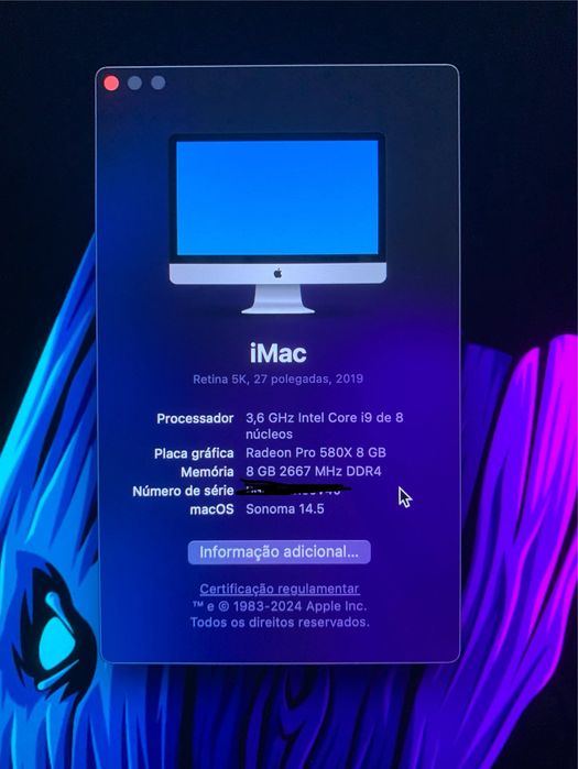 Apple iMac 27" 5k 2019