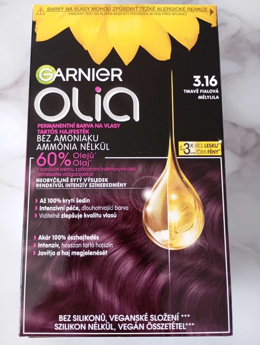 Farba do włosów Garnier olia 3.16