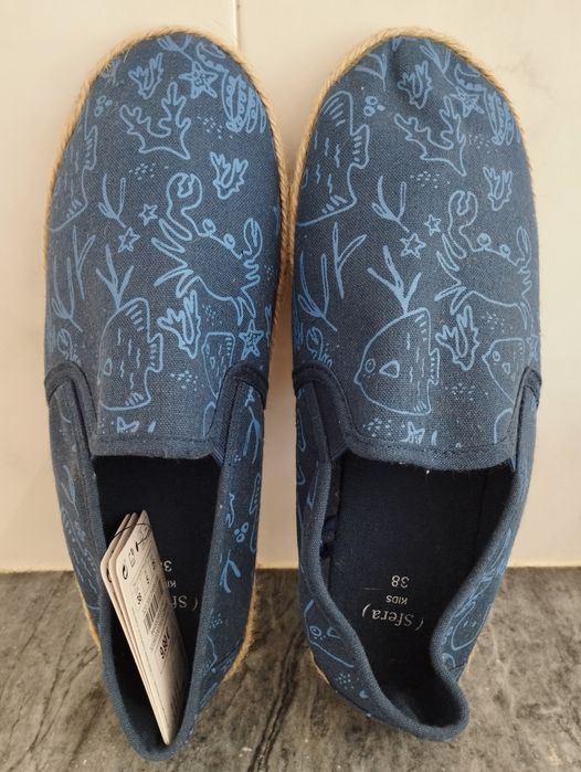 Alpercatas Azuis Novas da Sfera