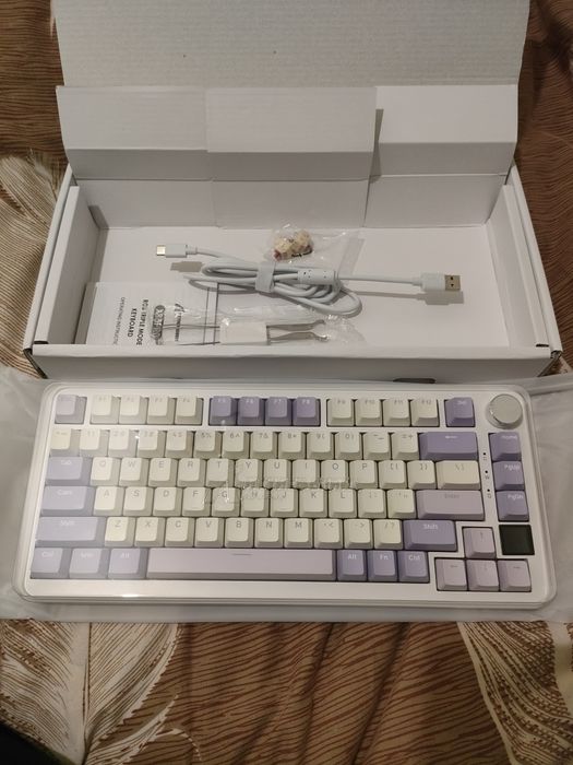 Top Игровая клавиатура Attack shark X85 PRO, RGB,4000mah,75%,hot-swap#