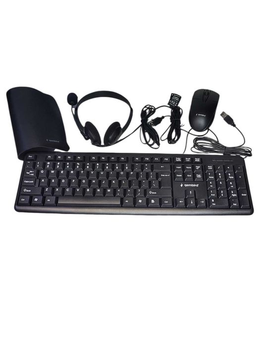 Klawiatura gembird zestaw biurowy KBS-UO4  4 w 1