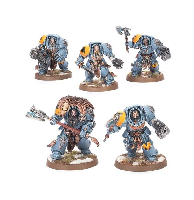 5X Wolf Guard Terminators Space Wolves Space Marines Warhammer 40k Ramki
