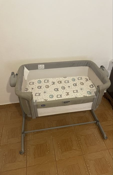 Chicco Next2Me - Magic Evo, Berço Co-sleeping, Praticamente Novo, Cinza, Cama Bebé.