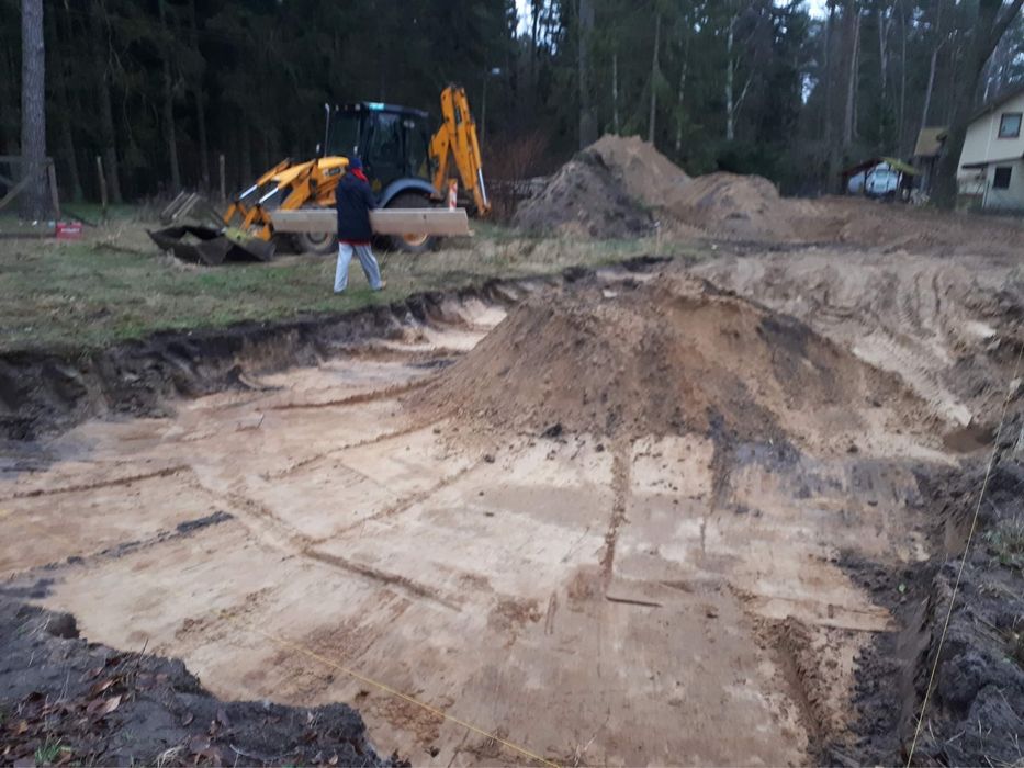 Usługi koparko-ładowarką i wywrotką do 3.5t