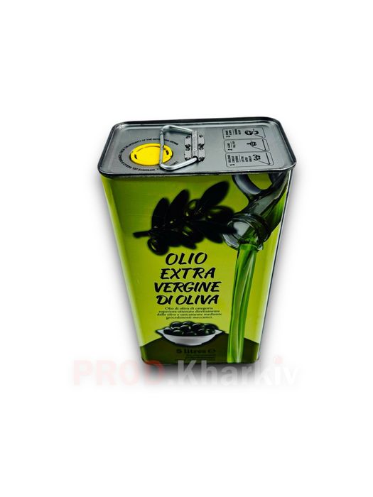 Оливковое масло тарелка ветка 5 литров Италия