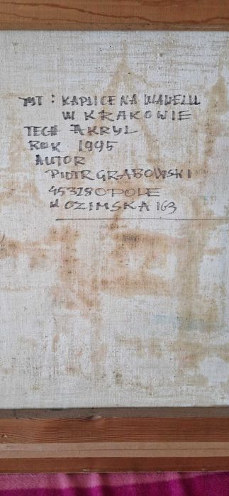 Duży Obraz Kraków katedra na Wawelu