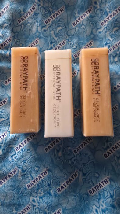 Zestaw 3 sztuk mydła Raypath w kolorze białym i brązowym