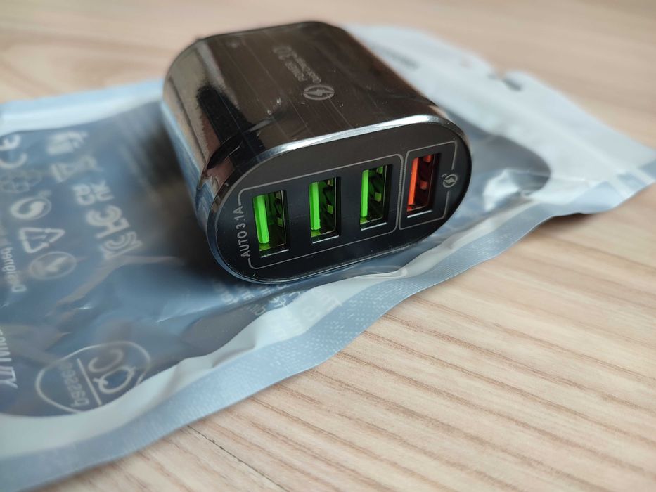 Швидка турбо-зарядка для планшету, телефону Power Quick Charge 3.0