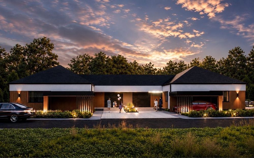 Parterowy dom bliźniak  dostępne 155/165m², duża działka Konstancin