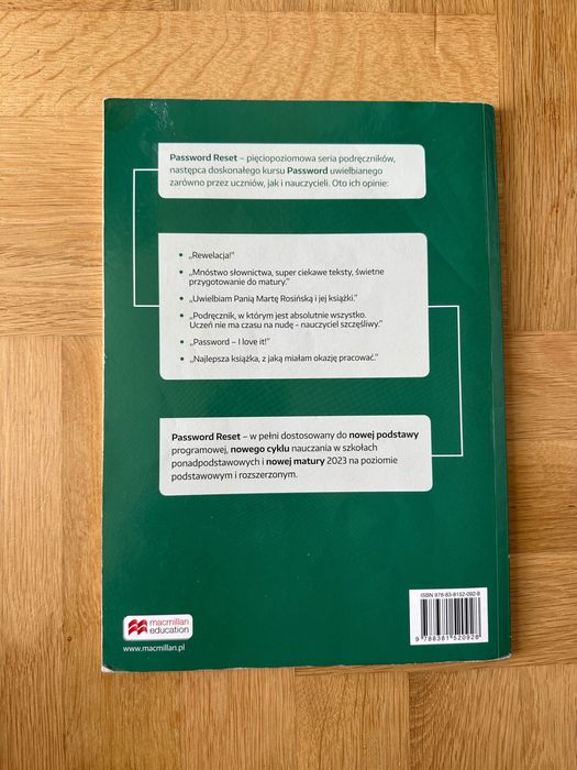 Książka Password Reset B1+