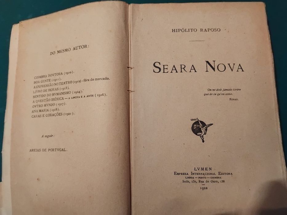 Livro “Seara Nova”
