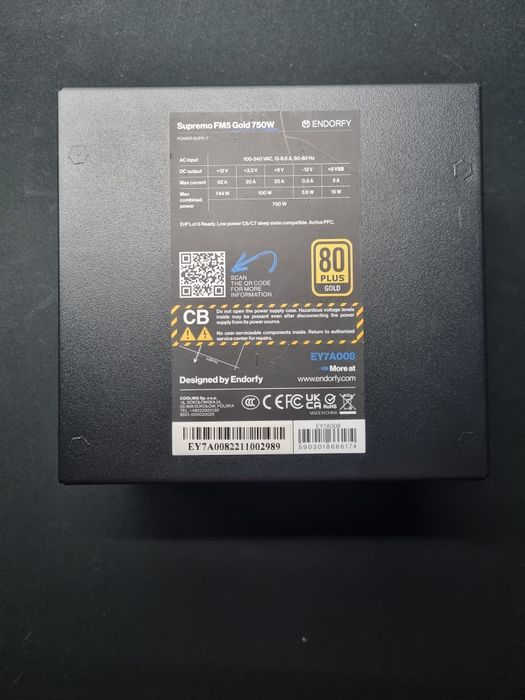 Zasilacz Endorfy Supremo FM5 Gold 750W