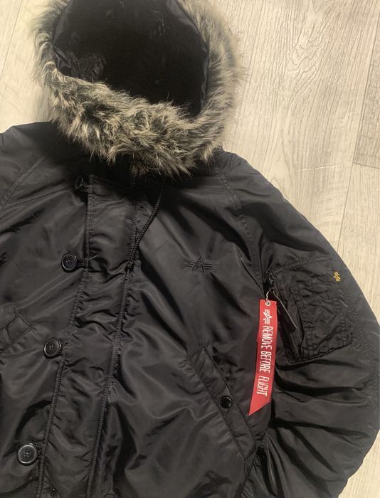 Бомбер Alpha industries N-2b b-15 зимний bomber