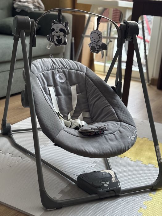 Elektryczny bujaczek Lionelo Otto Grey