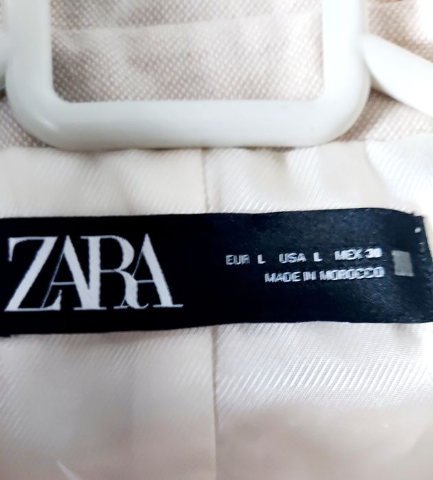 ZARA krótka kurtka koszulowa.