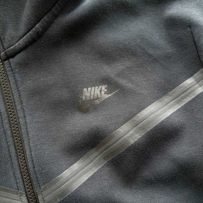 Legit Nike Tech Fleece Black Zip Hoodie Оригинальная Зипка [L]