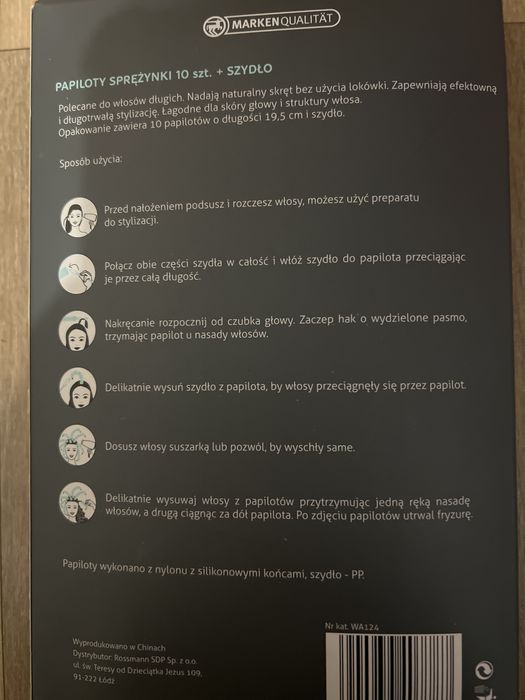 Papiloty sprężynki