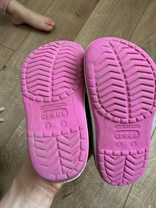 Crocs c8, рожеві